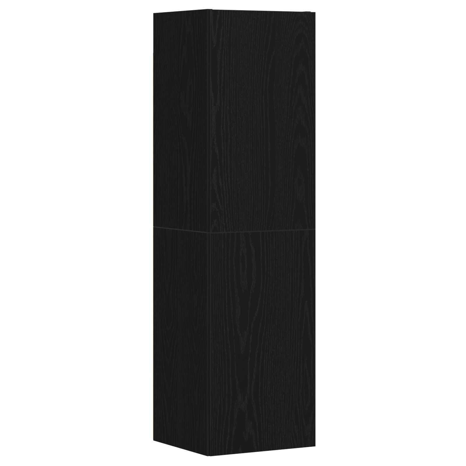 Set TV komoda Zidne 4 pcs Crni hrast 130,5 x 30 x 140 cm