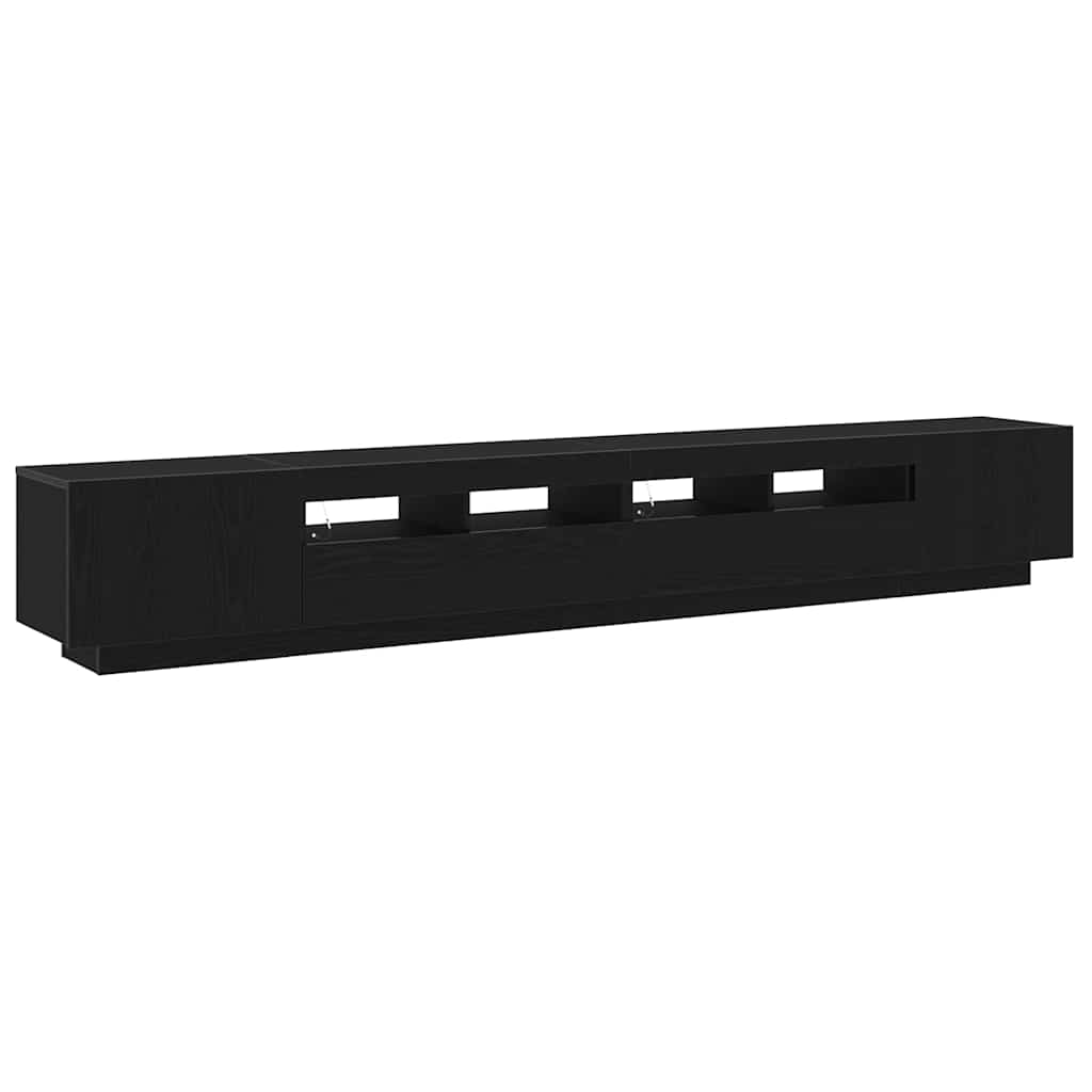 Set TV komoda 3 pcs Crna 260 x 35 x 40 cm Konstruirano drvo