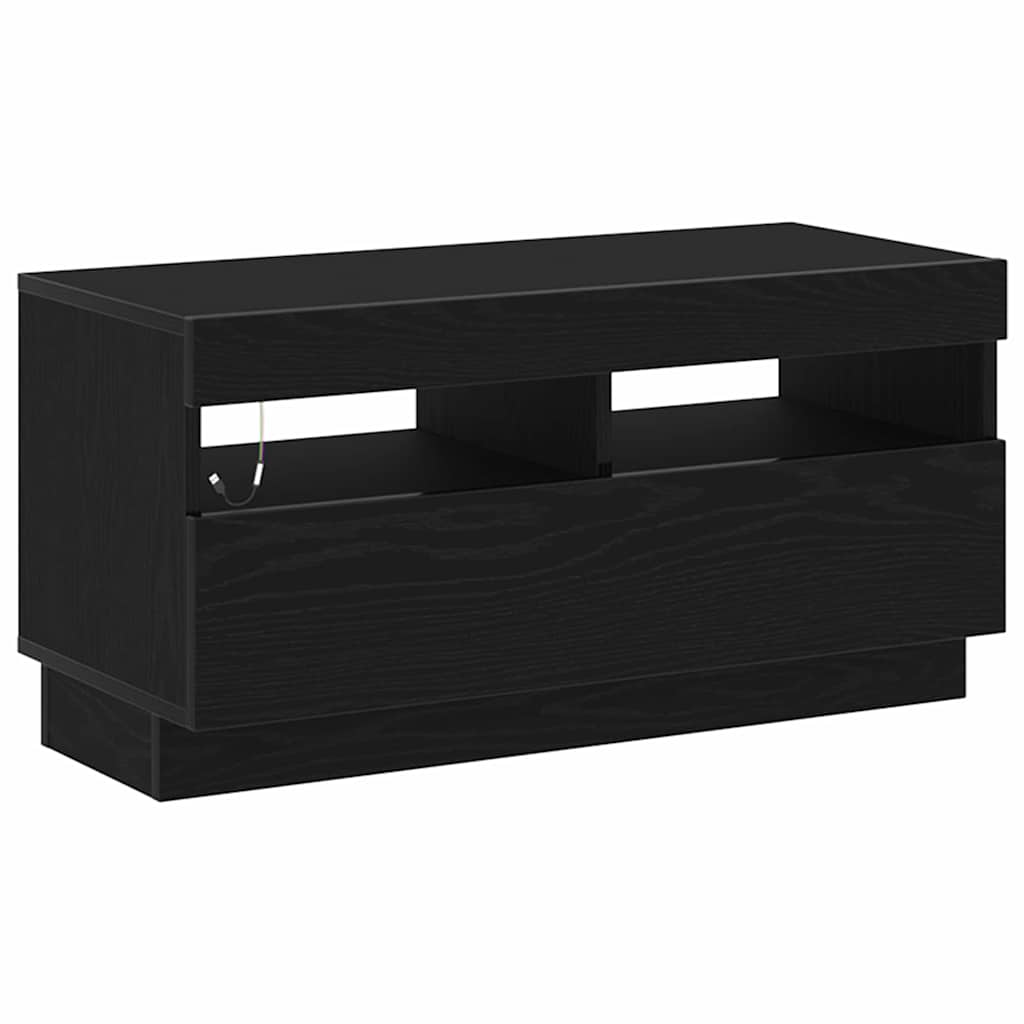 Set TV komoda 3 pcs Crna 260 x 35 x 40 cm Konstruirano drvo