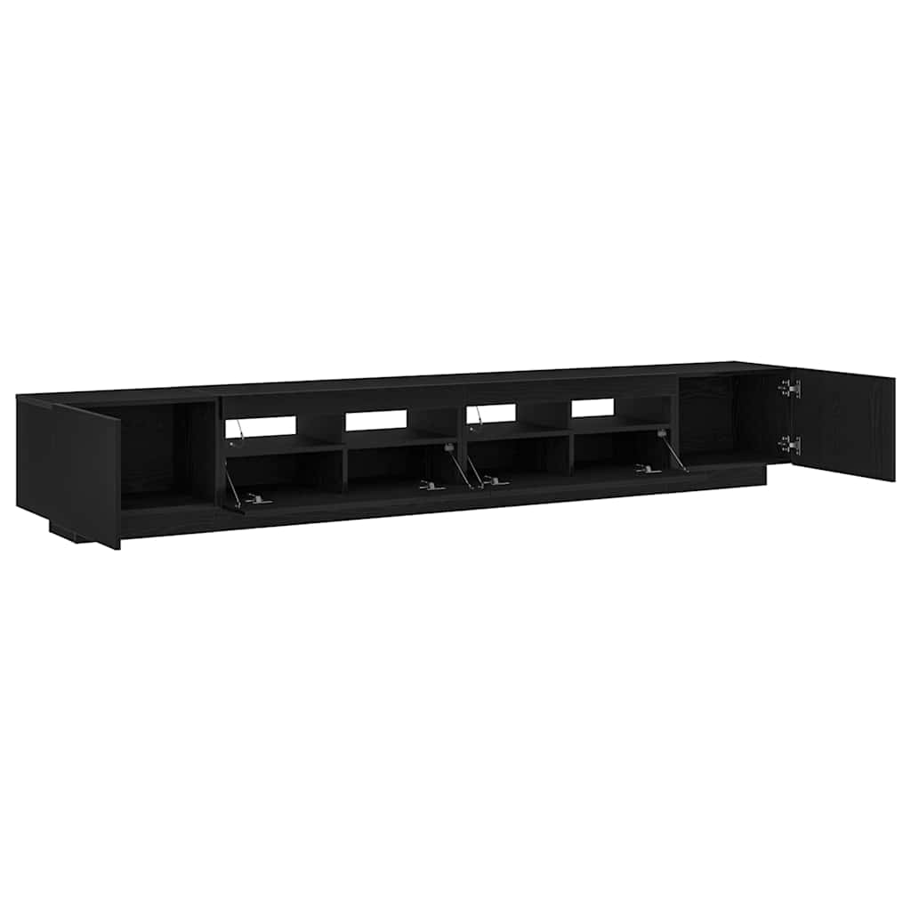 Set TV komoda 3 pcs Crna 260 x 35 x 40 cm Konstruirano drvo