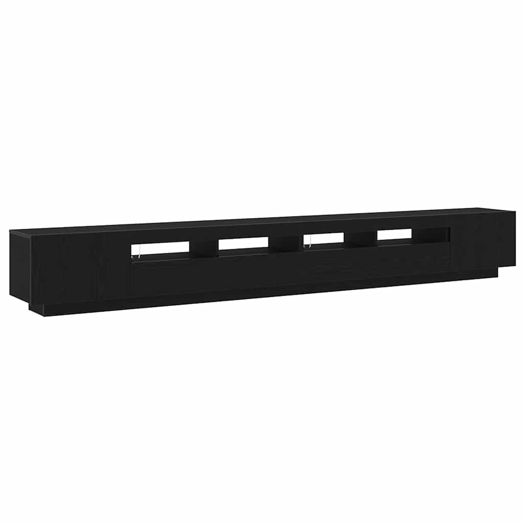 Set TV komoda 3 pcs Crna 300 x 35 x 40 cm Konstruirano drvo