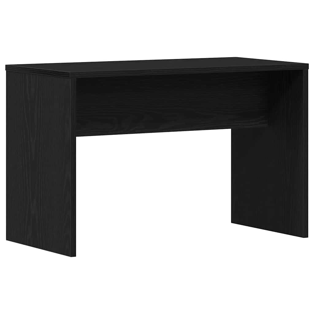 Set stola za oblačenje s LED 4 pcs Crni hrast Konstruirano drvo