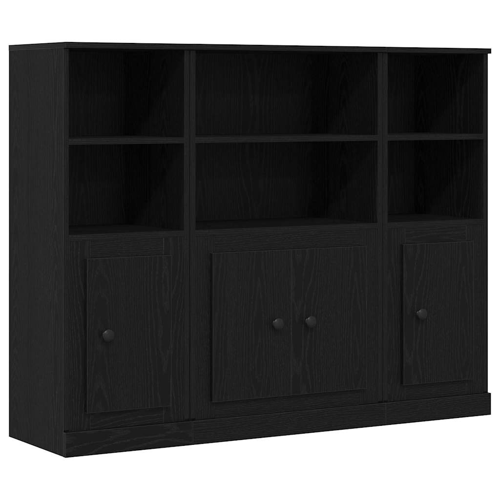 Highboard Crni hrast 132 x 35,5 x 103,5 cm Konstruirano drvo