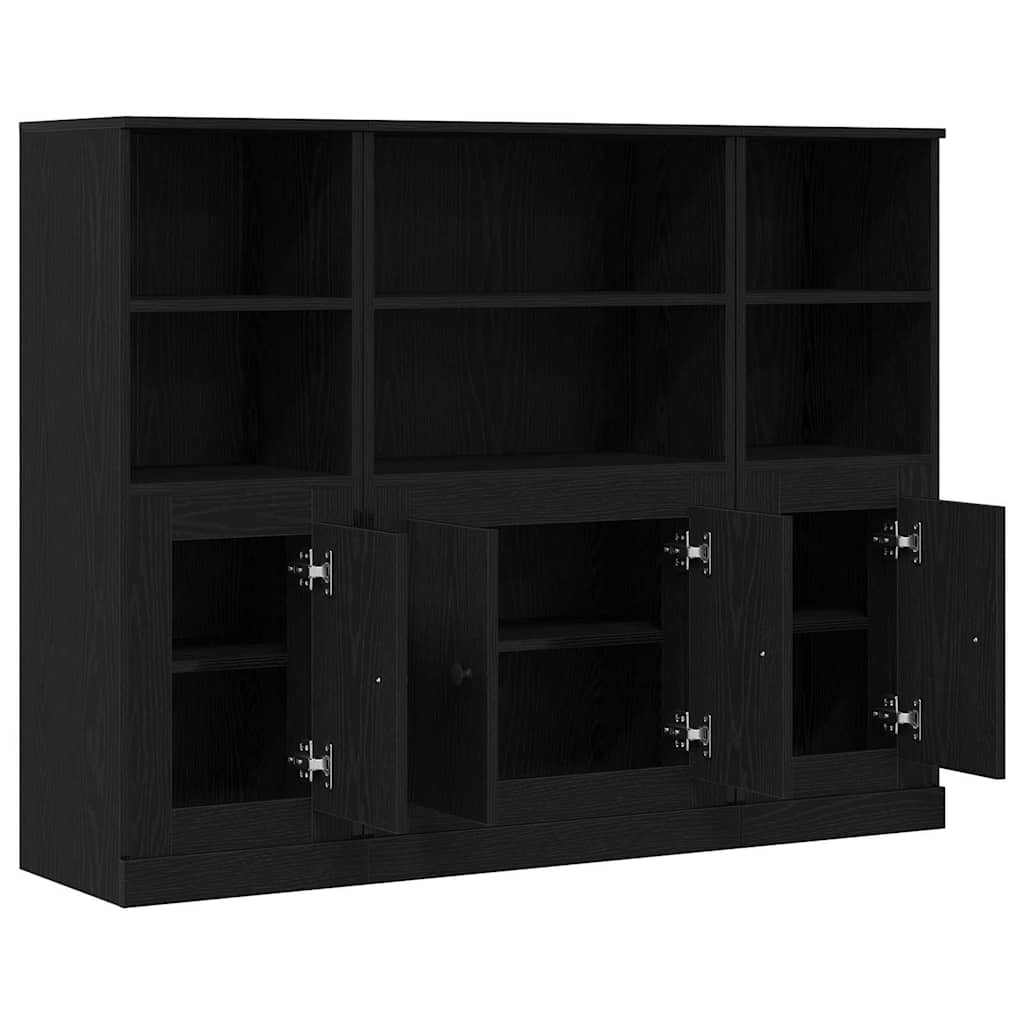 Highboard Crni hrast 132 x 35,5 x 103,5 cm Konstruirano drvo