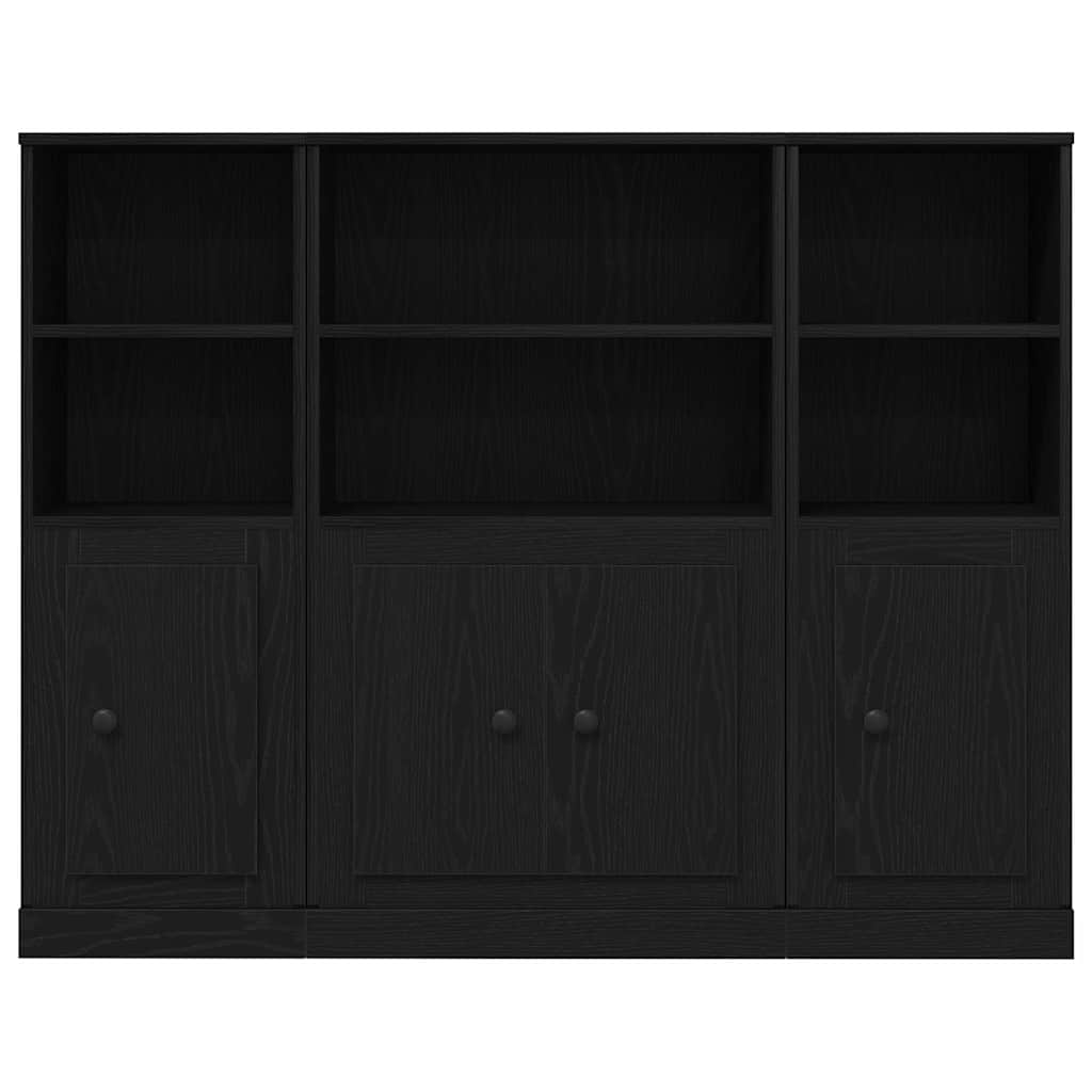 Highboard Crni hrast 132 x 35,5 x 103,5 cm Konstruirano drvo