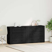 Kreveta Crni hrast 160 x 33 x 70 cm Konstruirano drvo