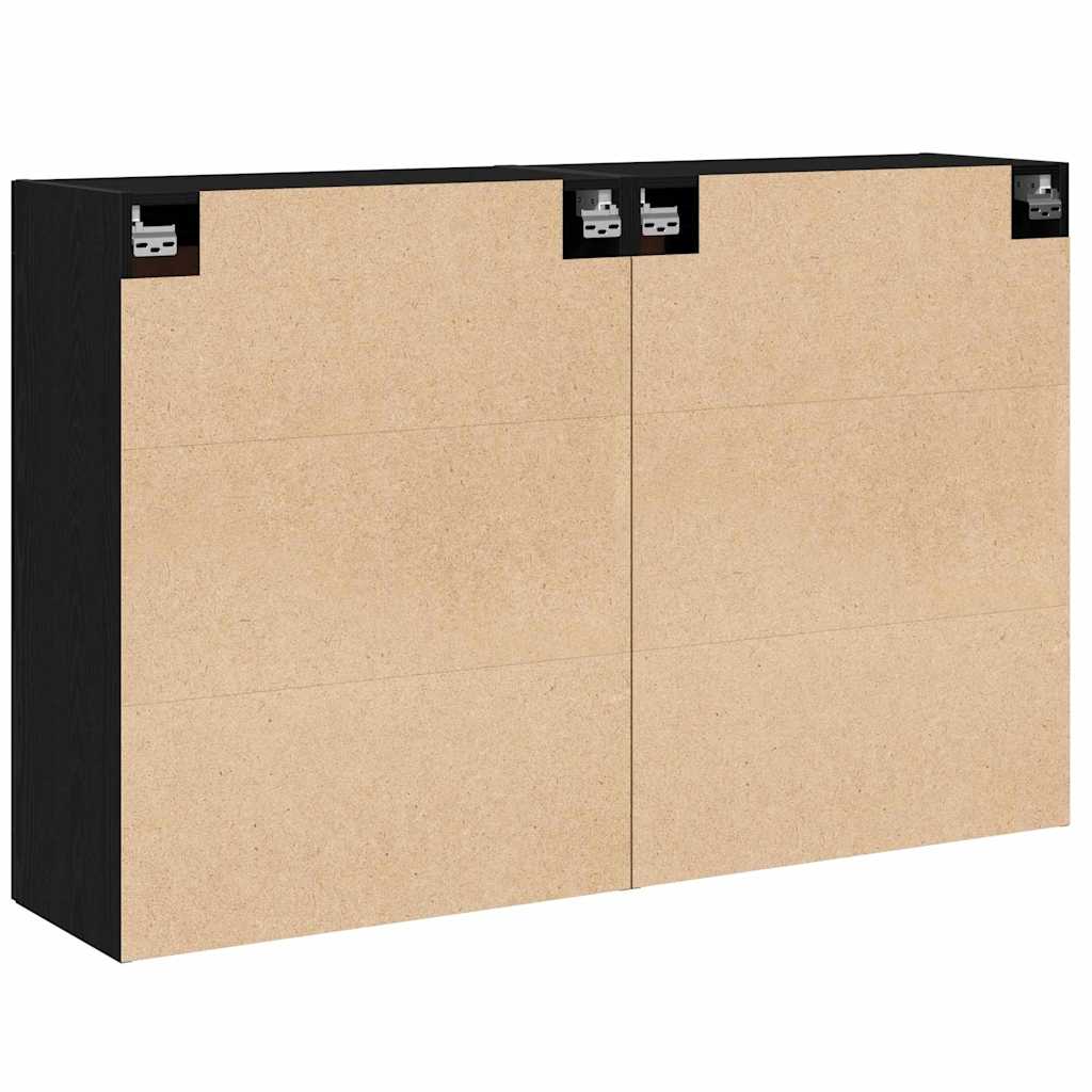 Kabinetski zidni Zidne 2 pcs Staro drvo 69,5 x 34 x 90 cm