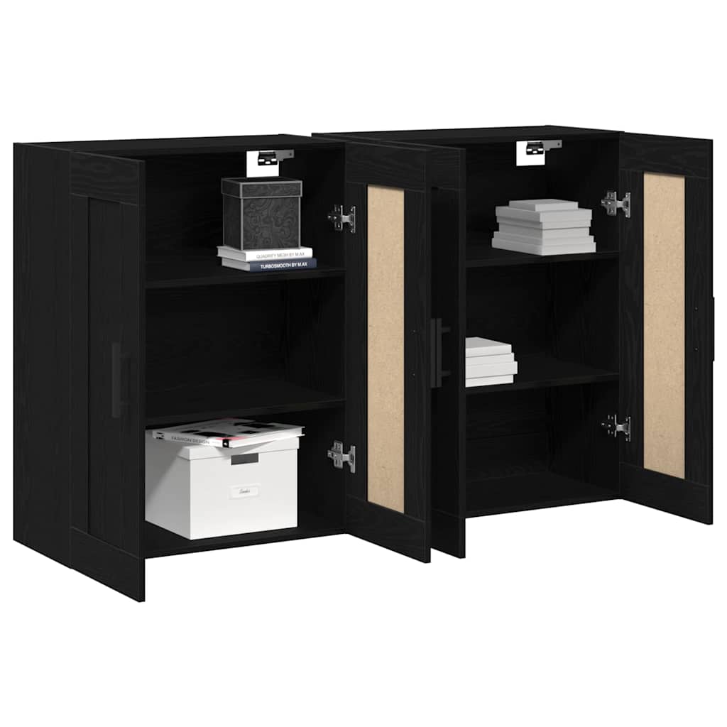 Kabinetski zidni Zidne 2 pcs Staro drvo 69,5 x 34 x 90 cm
