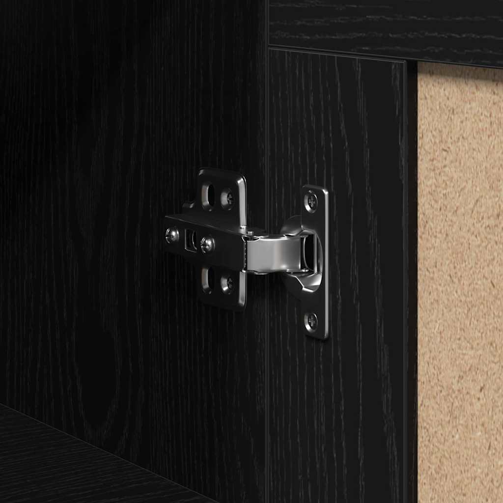 Highboard Crni hrast 69,5 x 34 x 180 cm Konstruirano drvo