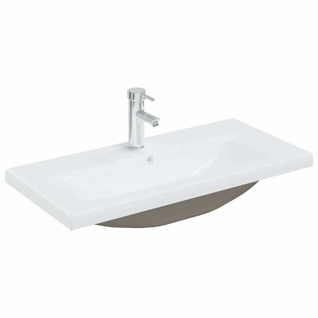 Kupaonski ormar Crni hrast 90 x 38,5 x 46 cm Konstruirano drvo