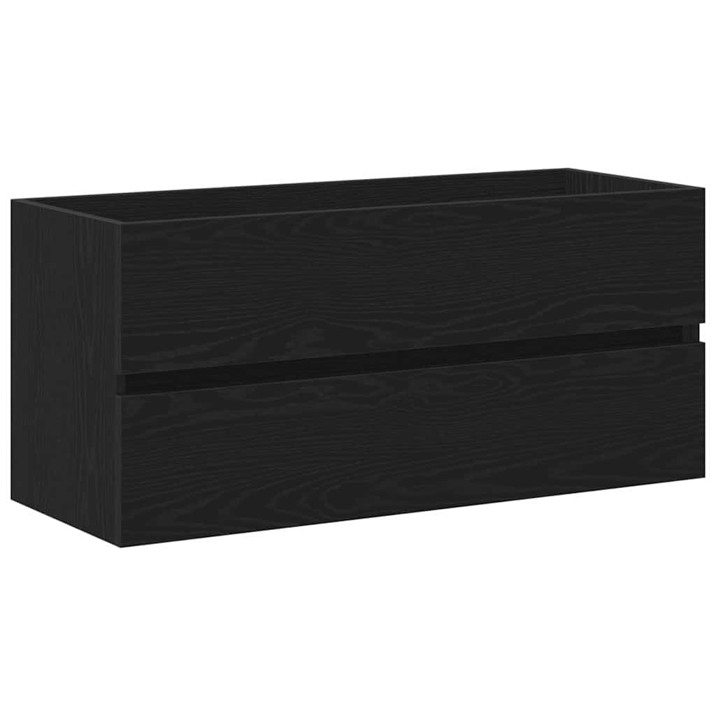 Kupaonski ormarić za sudoper Crni hrast 100 x 39 x 62 cm