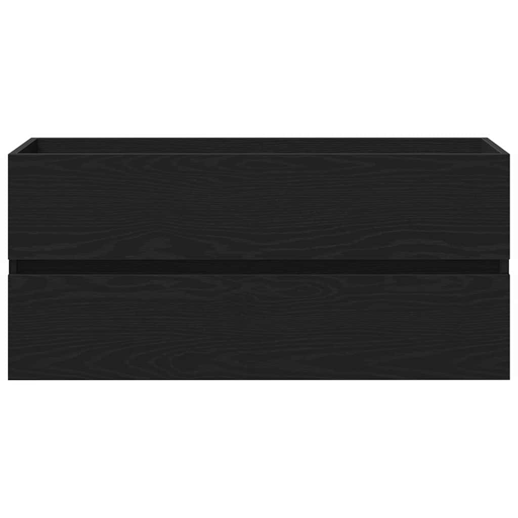 Kupaonski ormarić za sudoper Crni hrast 100 x 39 x 62 cm