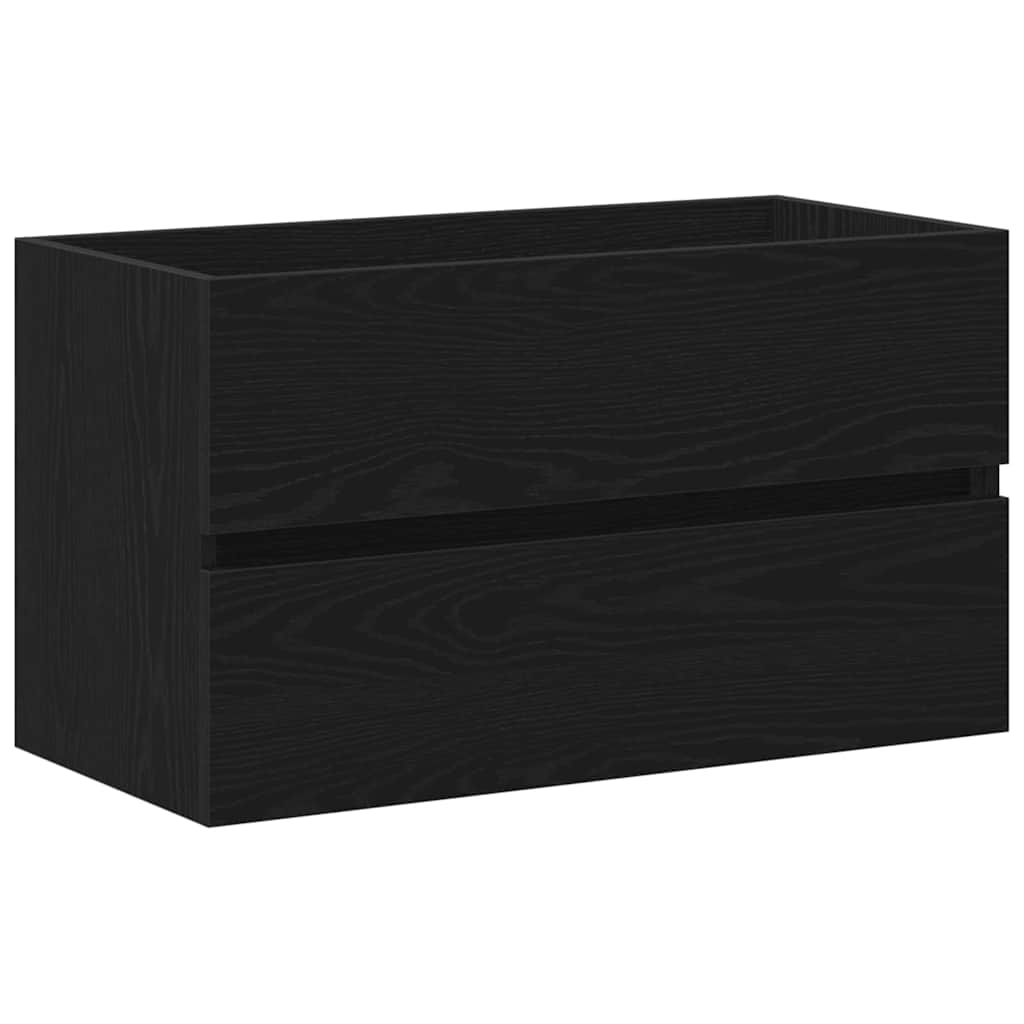 Kupaonski ormarić za sudoper Crni hrast 80 x 39 x 62 cm
