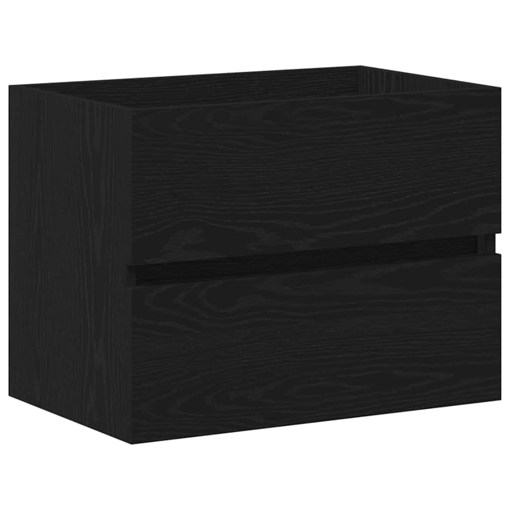 Kupaonski ormarić za sudoper Crni hrast 60 x 39 x 62 cm