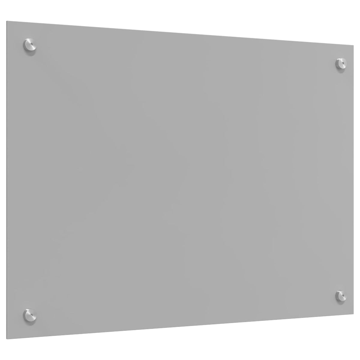 Kuhinjski zid Svijetlo siva 70 x 50 cm Staklo otporno na udarce
