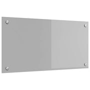 Kuhinjski zid Svijetlo siva 80 x 40 cm Staklo otporno na udarce