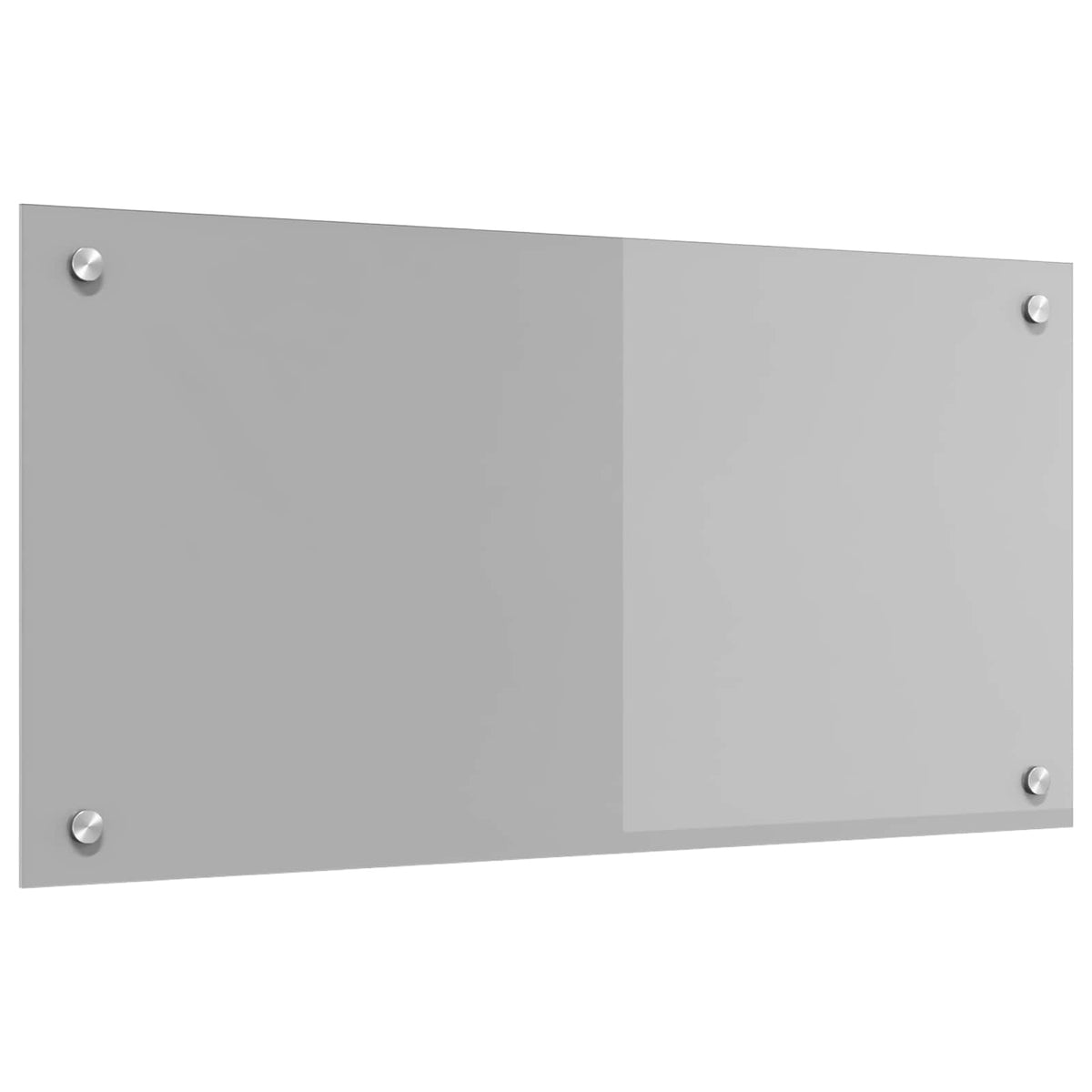 Kuhinjski zid Svijetlo siva 80 x 40 cm Staklo otporno na udarce