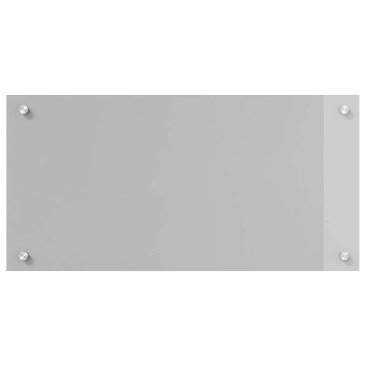 Kuhinjski zid Svijetlo siva 80 x 40 cm Staklo otporno na udarce