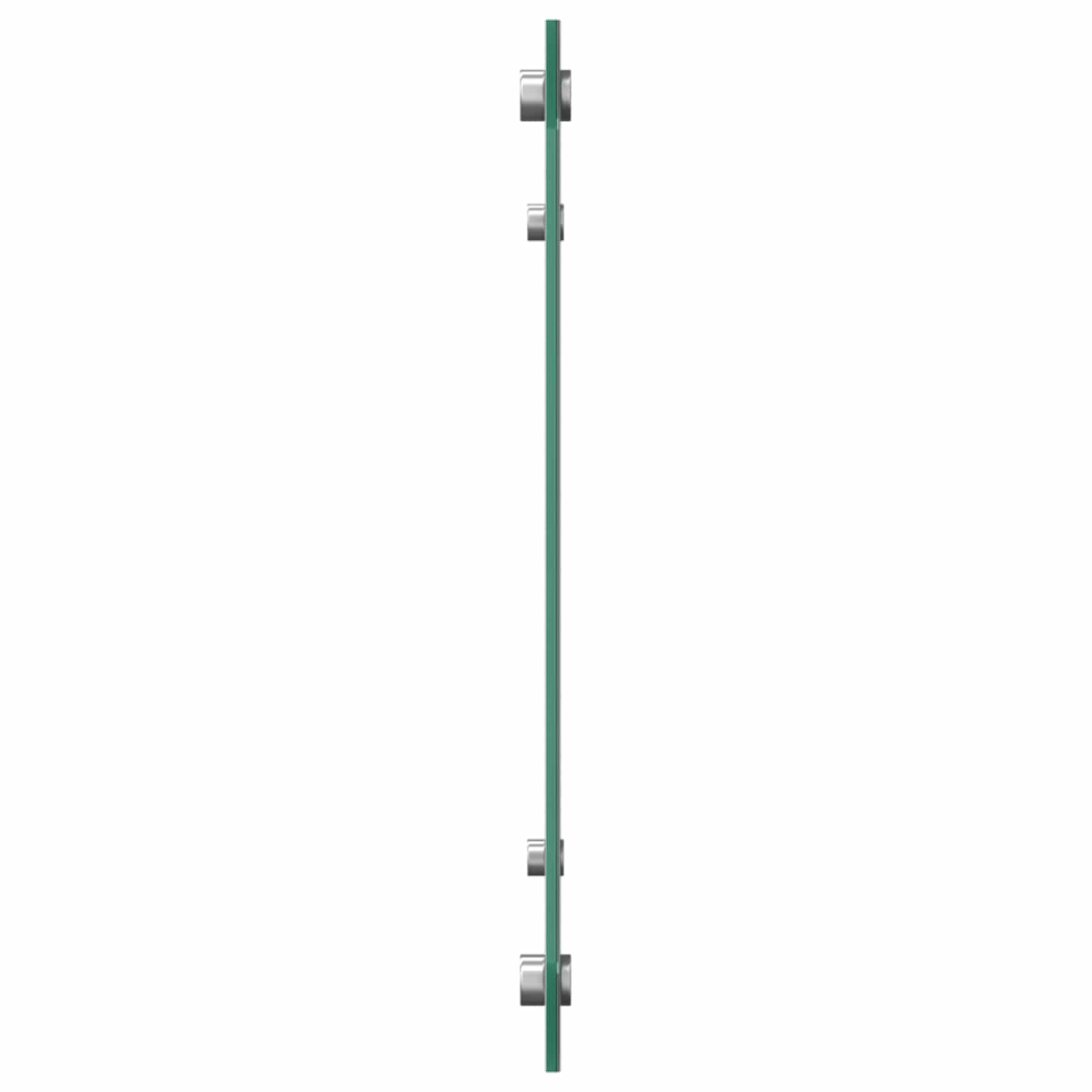 Kuhinjski zid Svijetlo siva 90 x 40 cm Staklo otporno na udarce