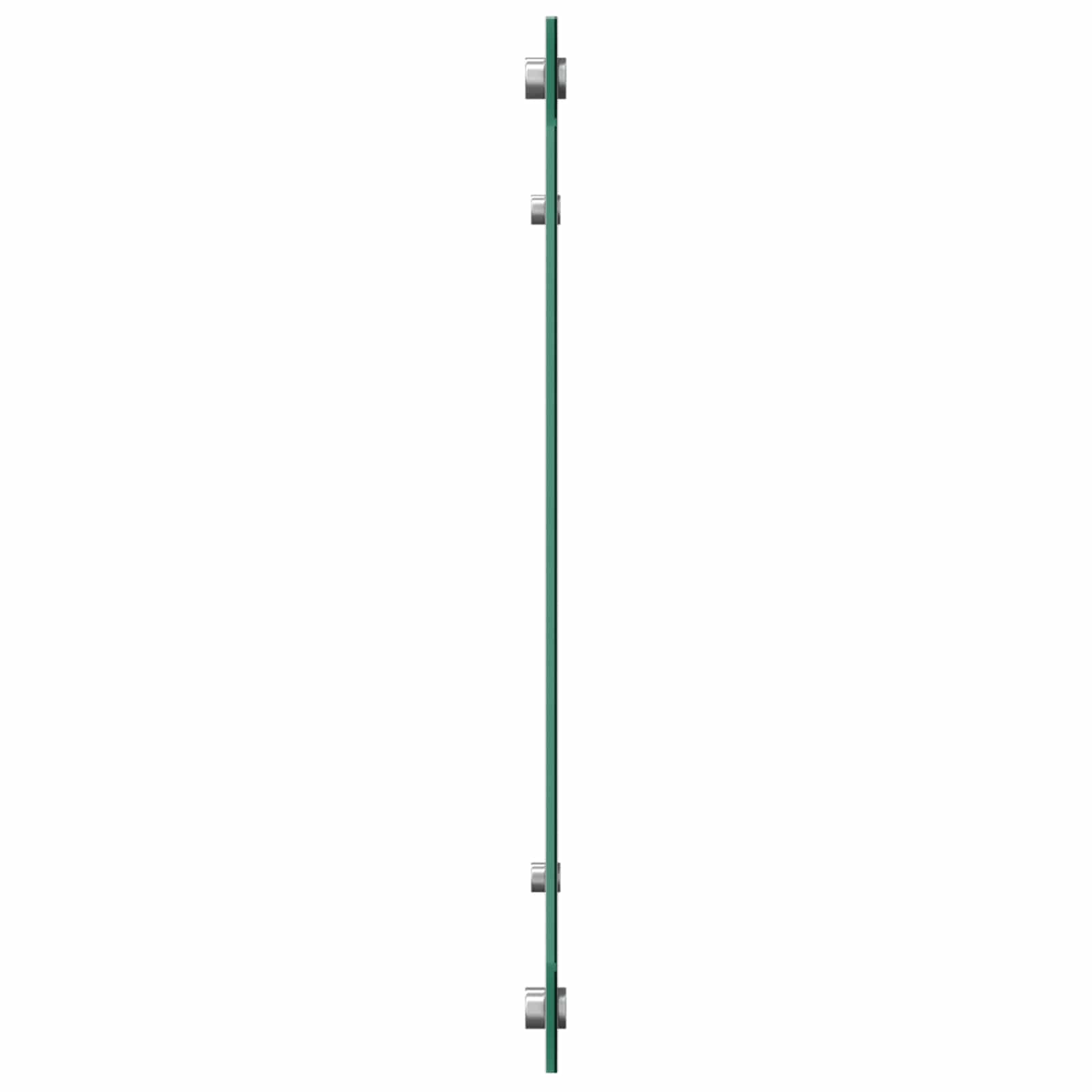 Kuhinjski zid Svijetlo siva 90 x 50 cm Staklo otporno na udarce