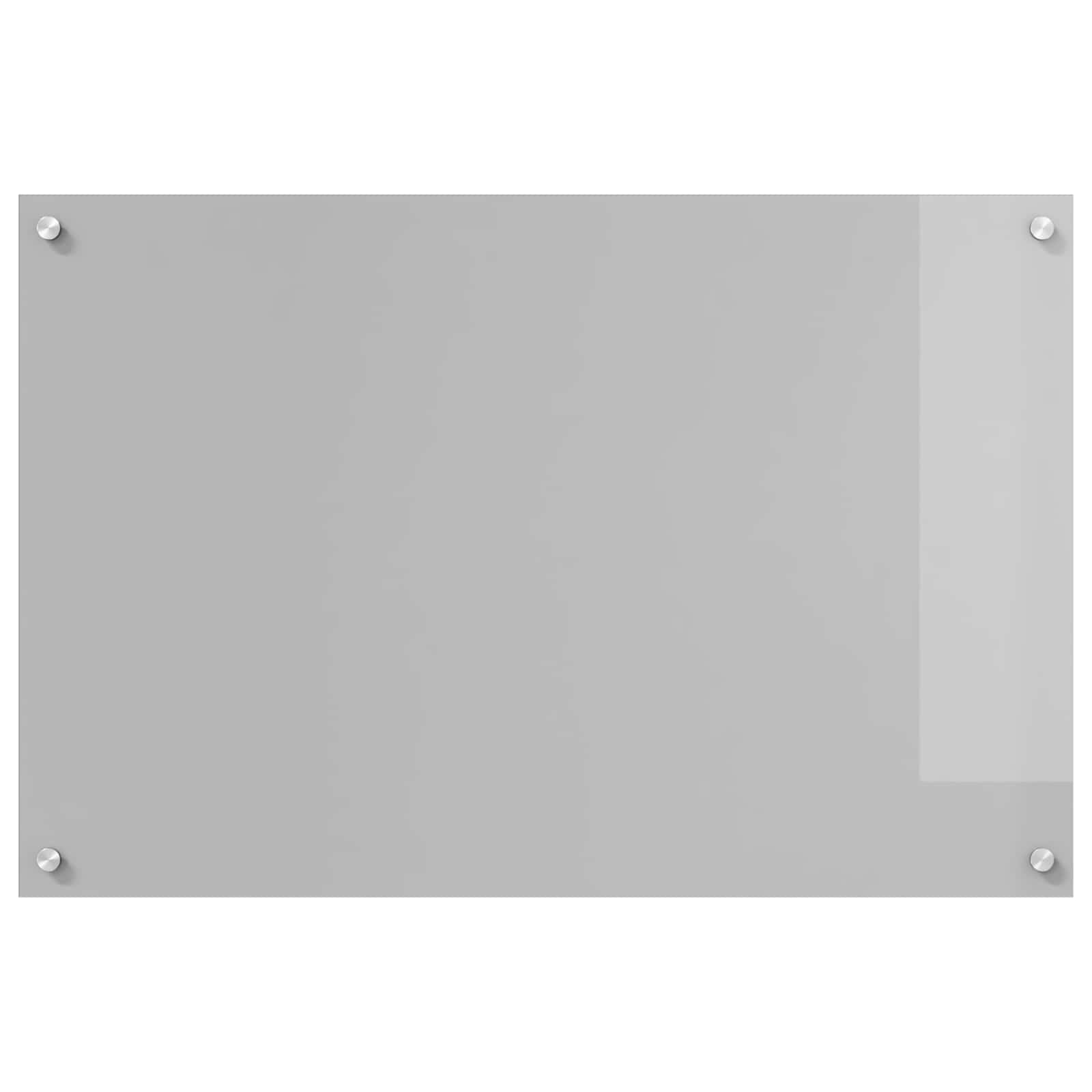 Kuhinjski zid Svijetlo siva 90 x 60 cm Staklo otporno na udarce
