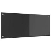 Kuhinjski zid Tamno siva 100 x 40 cm Staklo otporno na udarce