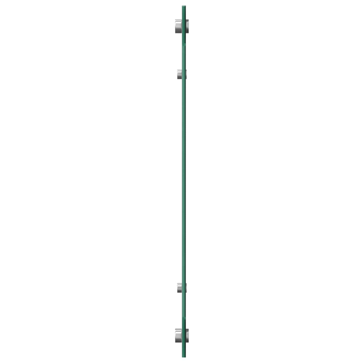 Kuhinjski zid Tamno siva 100 x 50 cm Staklo otporno na udarce