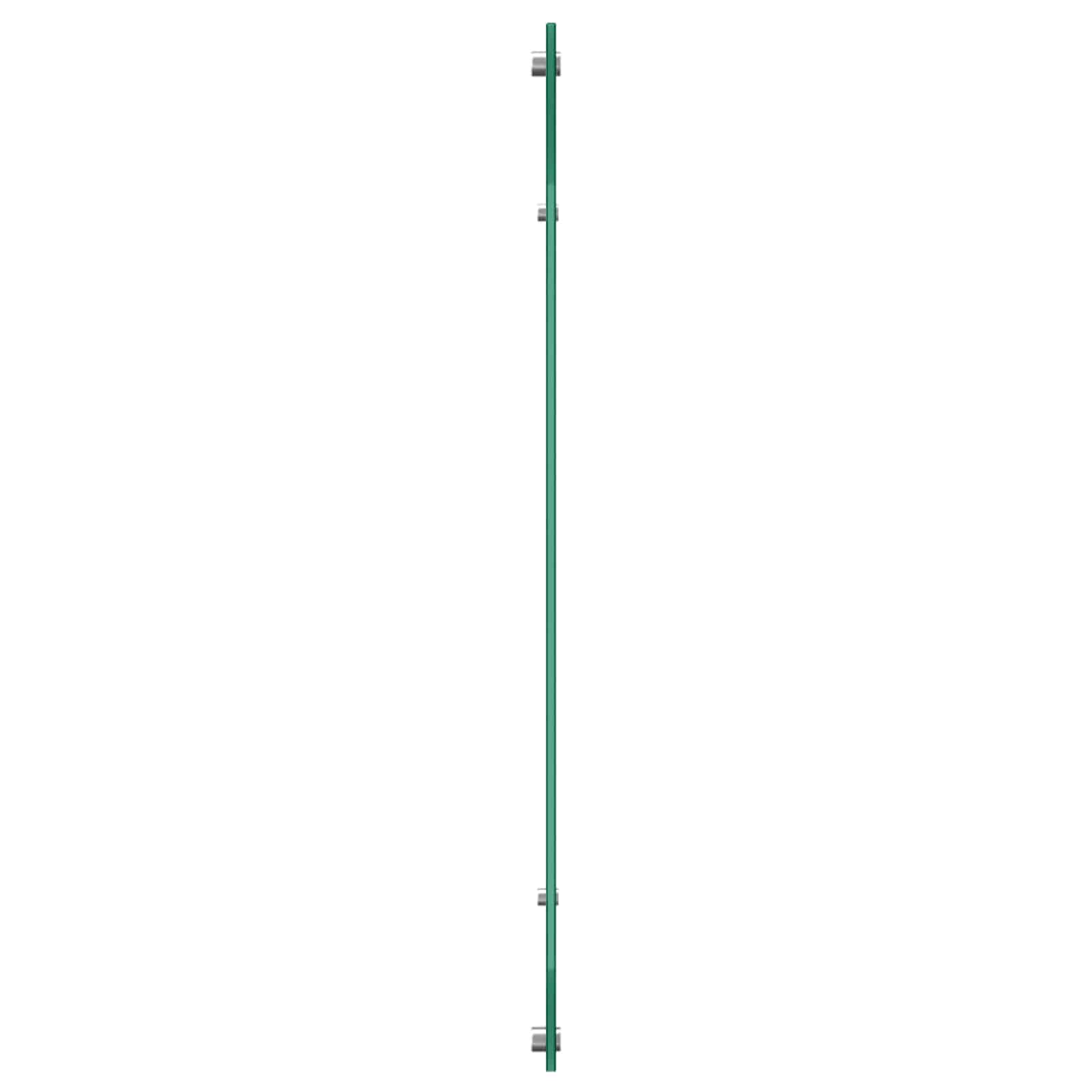 Kuhinjski zid Crna 120 x 60 cm Staklo otporno na udarce