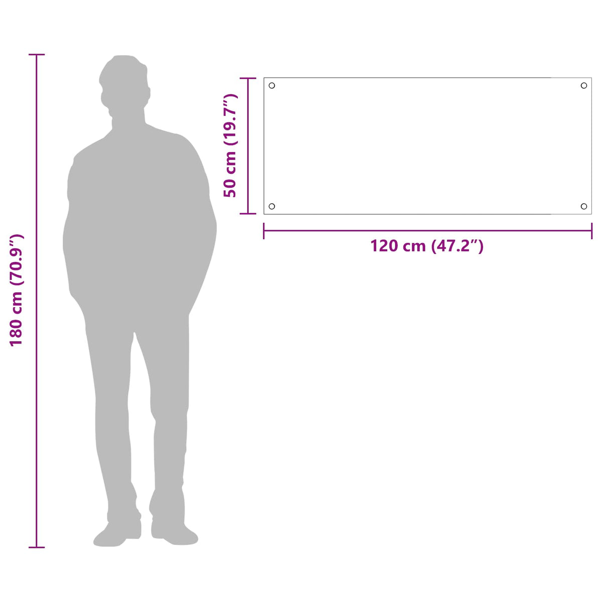 Kuhinjski zid Svijetlo siva 120 x 50 cm