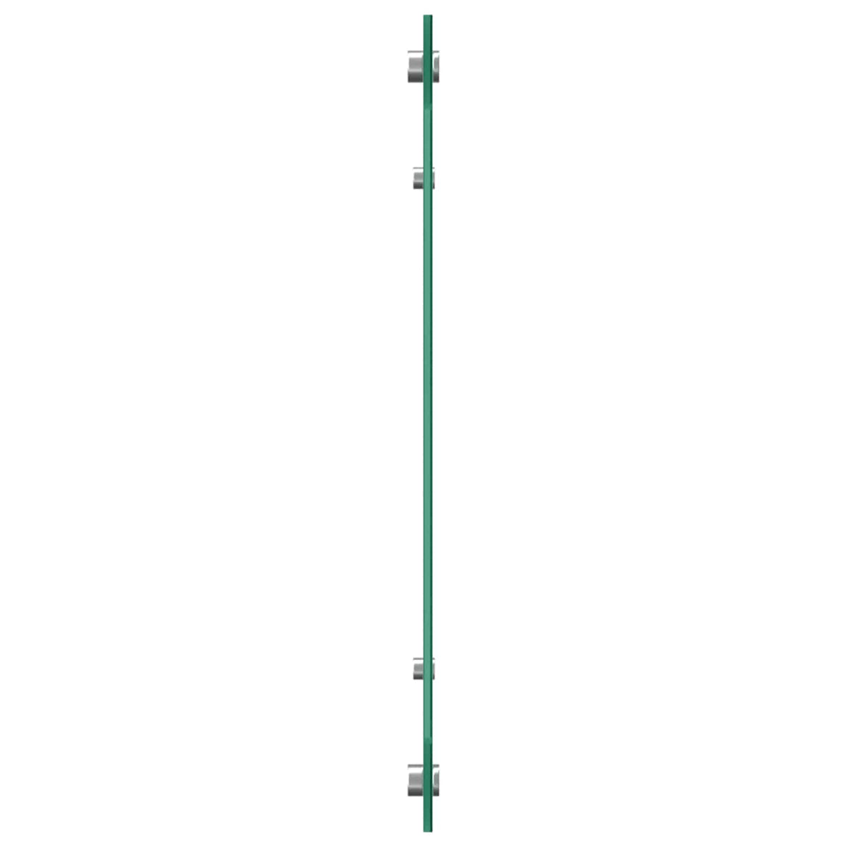 Kuhinjski zid Tamno siva 110 x 40 cm Staklo otporno na udarce