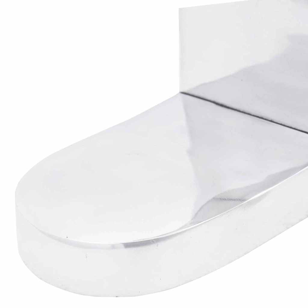 Držači za knjige 2 pcs Srebrno 17 x 15 x 27 cm Aluminij