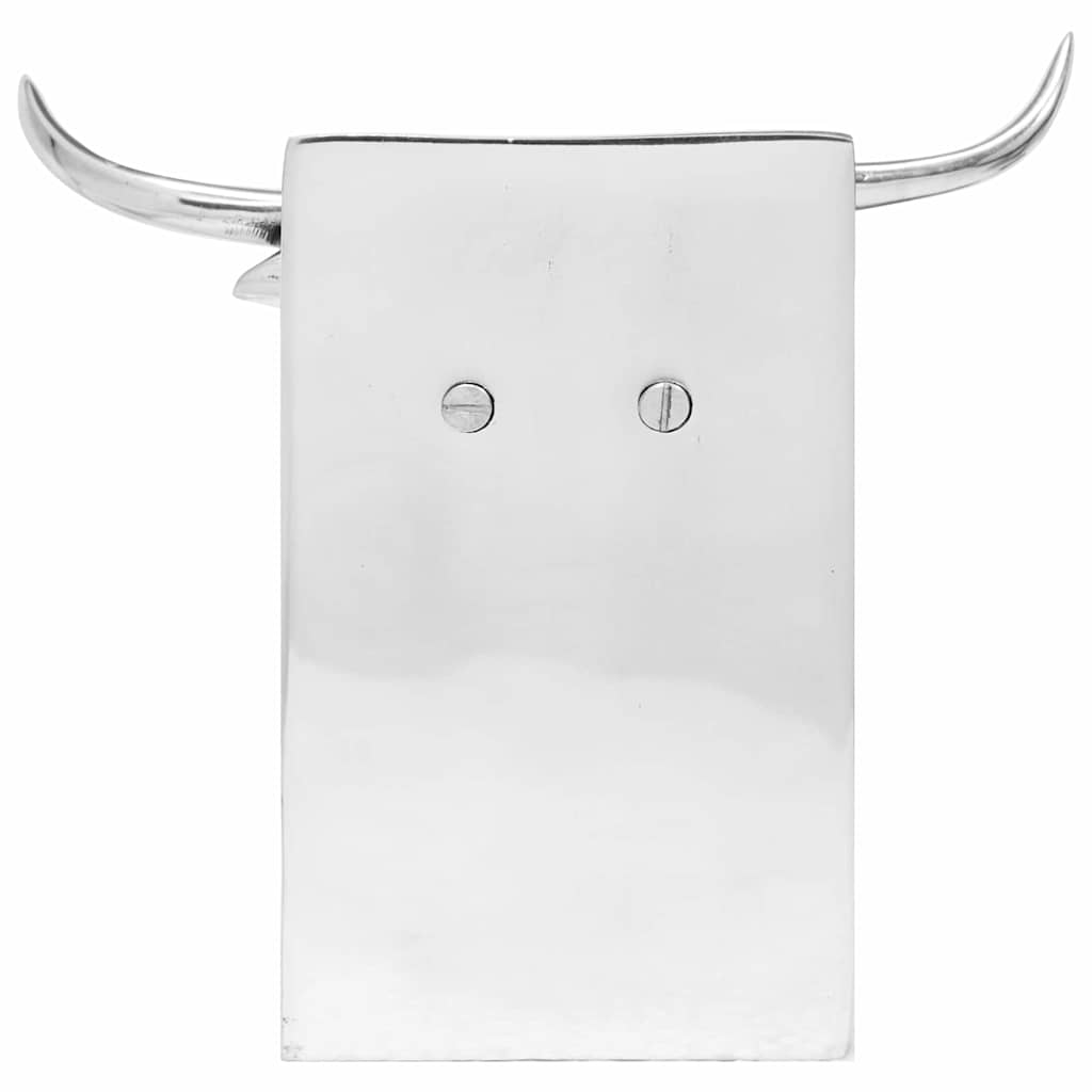 Držači za knjige 2 pcs Srebrno 17 x 15 x 27 cm Aluminij