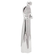 Skulptura Srebrno 10 x 16 x 49 cm Aluminij