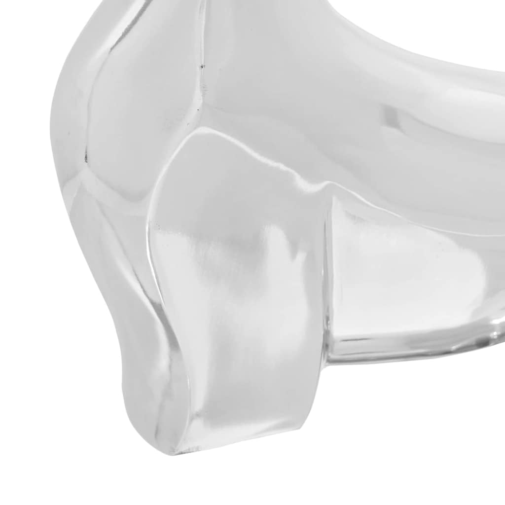 Skulptura bika Srebrno 37 x 44 x 17 cm Aluminij