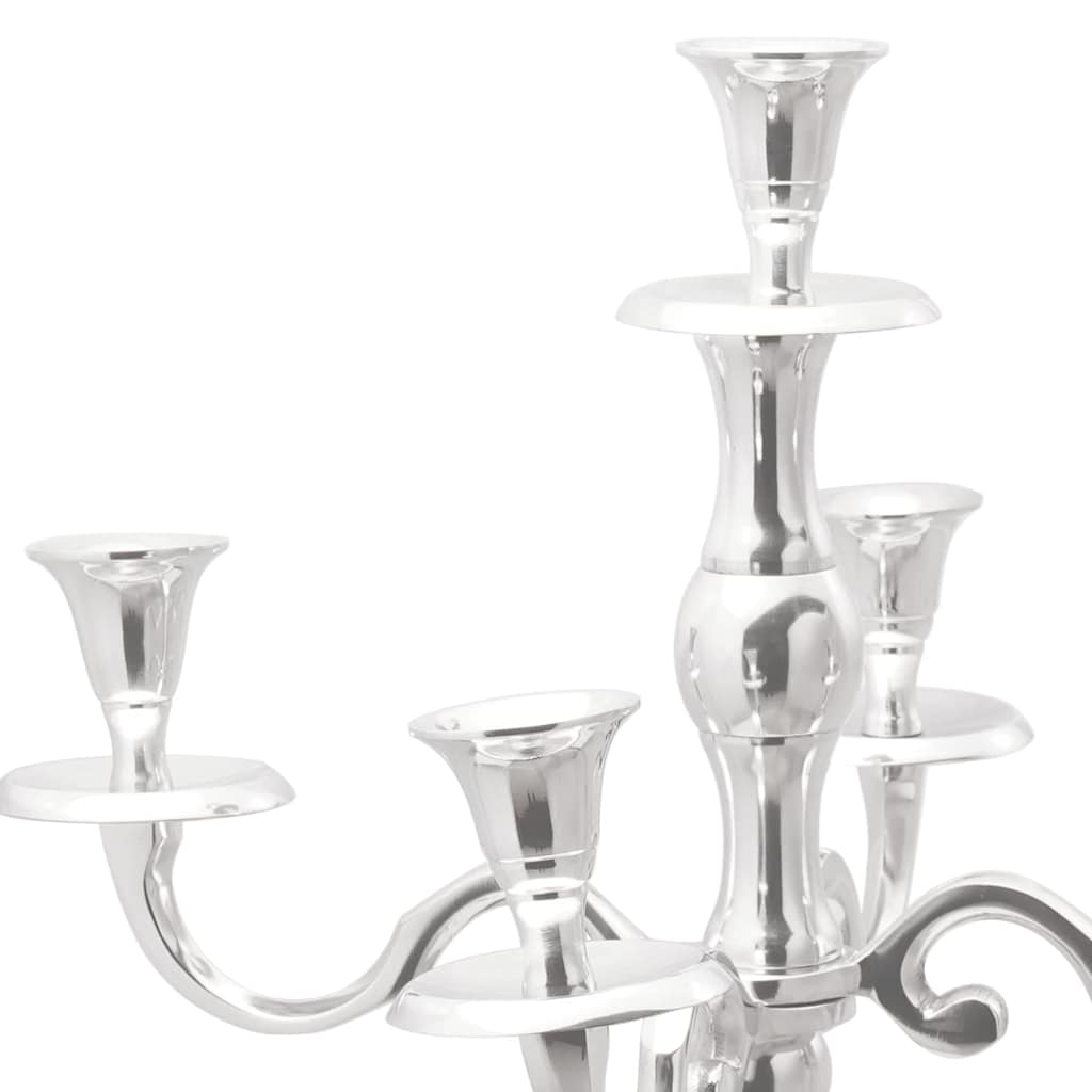 Držač svijeće Srebrno 32 x 32 x 79,5 cm Aluminij