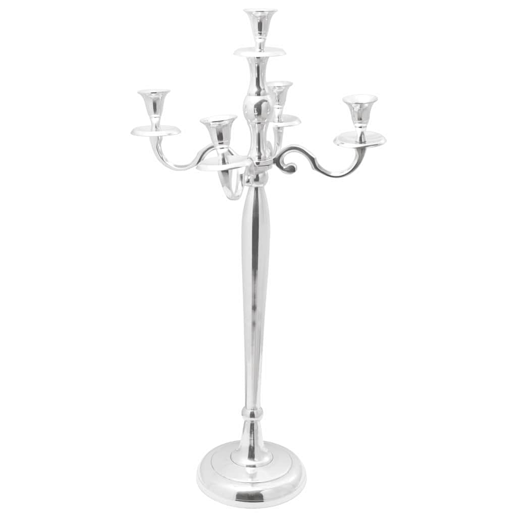Držač svijeće Srebrno 32 x 32 x 79,5 cm Aluminij