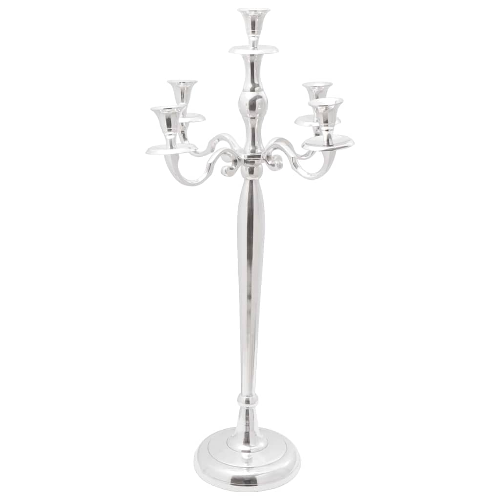 Držač svijeće Srebrno 32 x 32 x 79,5 cm Aluminij