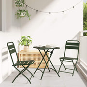 Sklopiva stolica za vrt 2 pcs Zelena 42 x 52 x 82cm