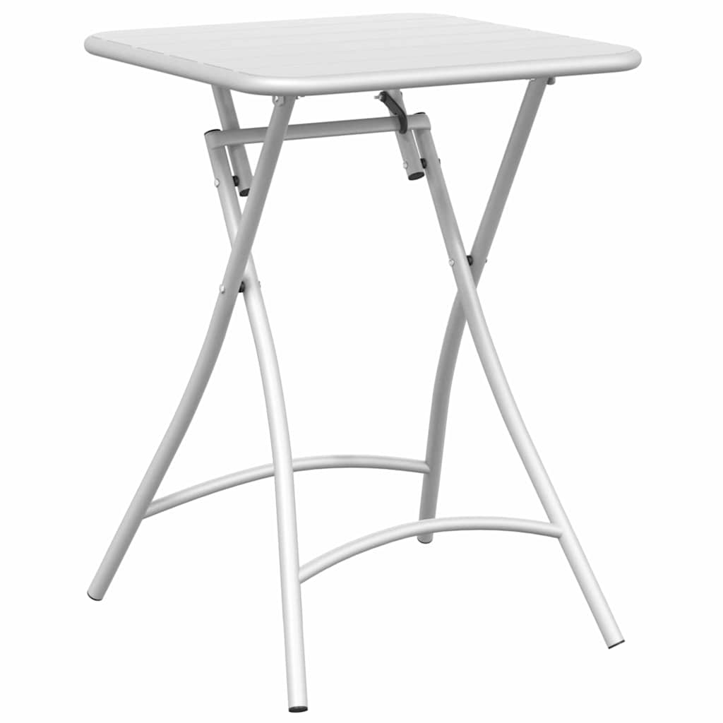 Bistro Stol Bijelo 55 x 55 x 72,5 cm Čelik s prahom