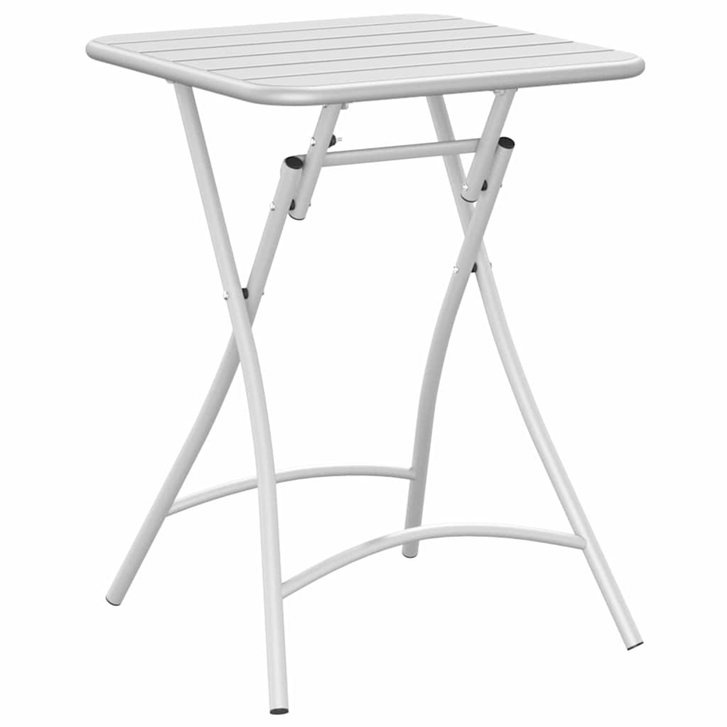 Bistro Stol Bijelo 55 x 55 x 72,5 cm Čelik s prahom