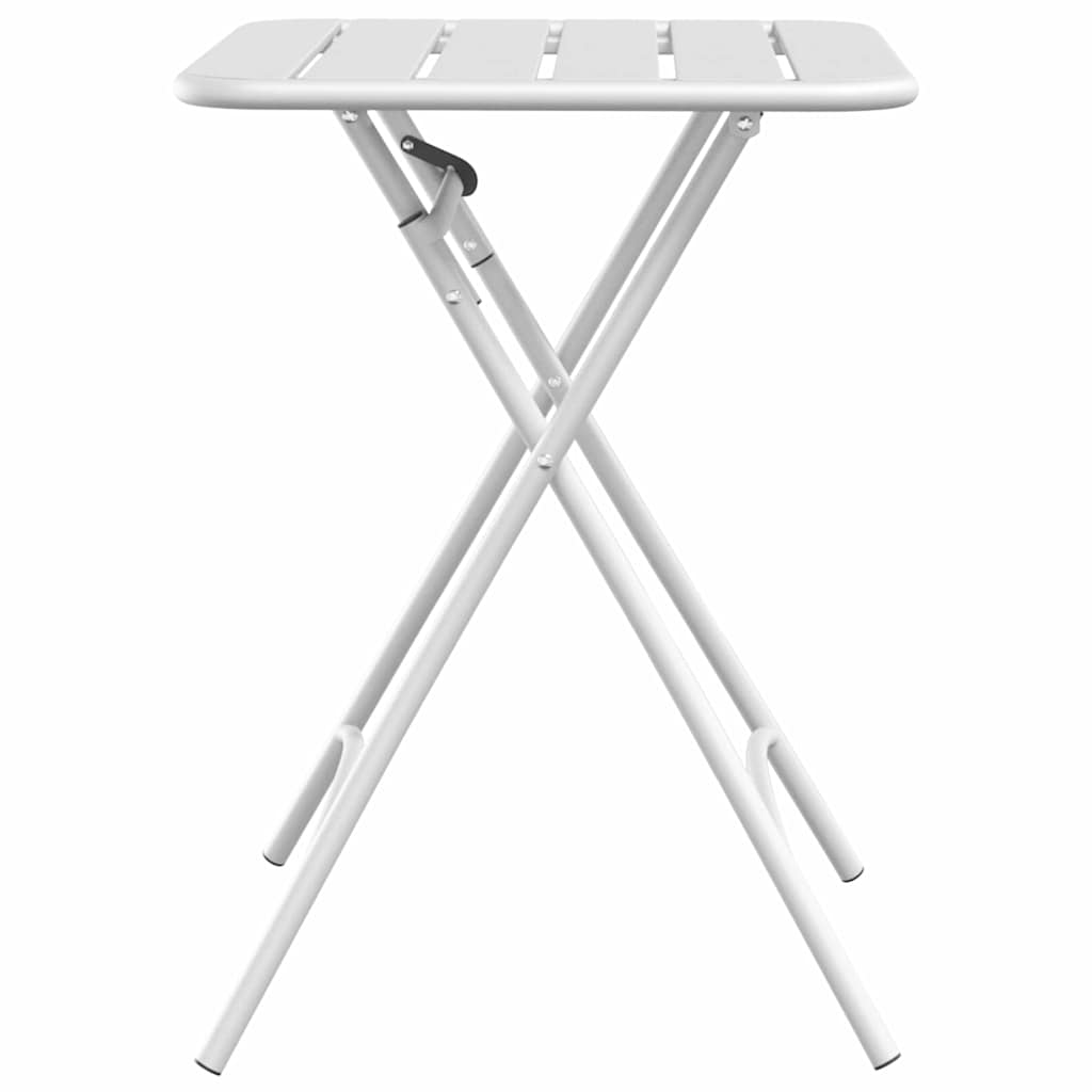 Bistro Stol Bijelo 55 x 55 x 72,5 cm Čelik s prahom