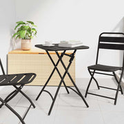 Bistro Stol Antracit 55 x 55 x 72,5 cm Čelik s prahom