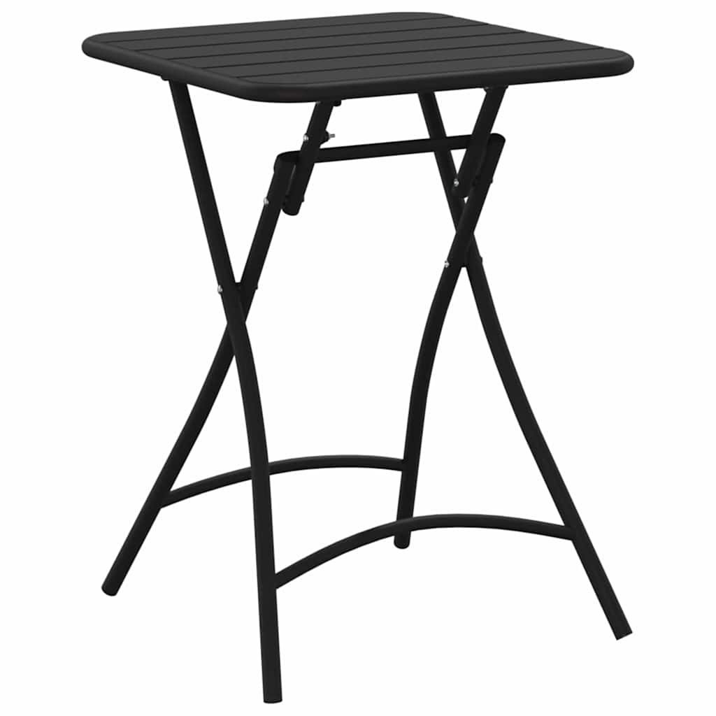 Bistro Stol Antracit 55 x 55 x 72,5 cm Čelik s prahom