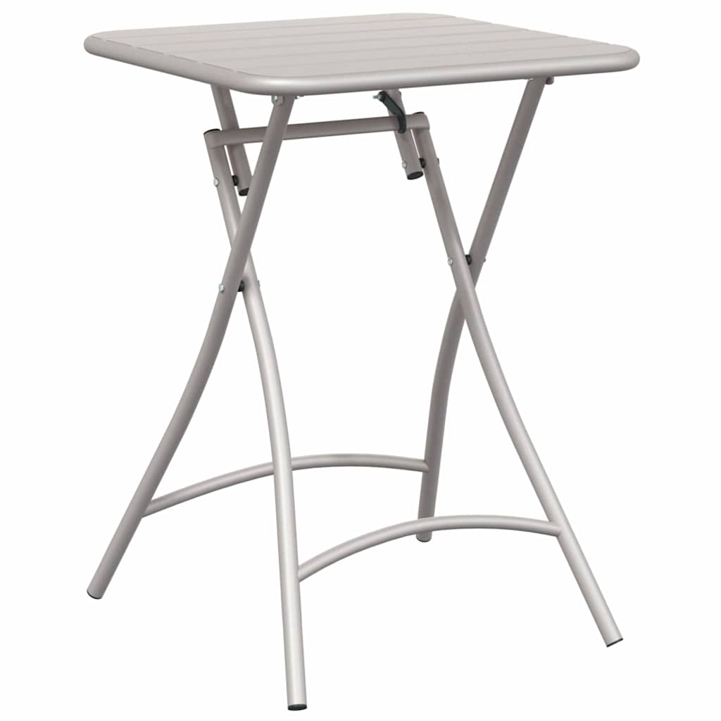Bistro set 3 pcs Bež Čelik