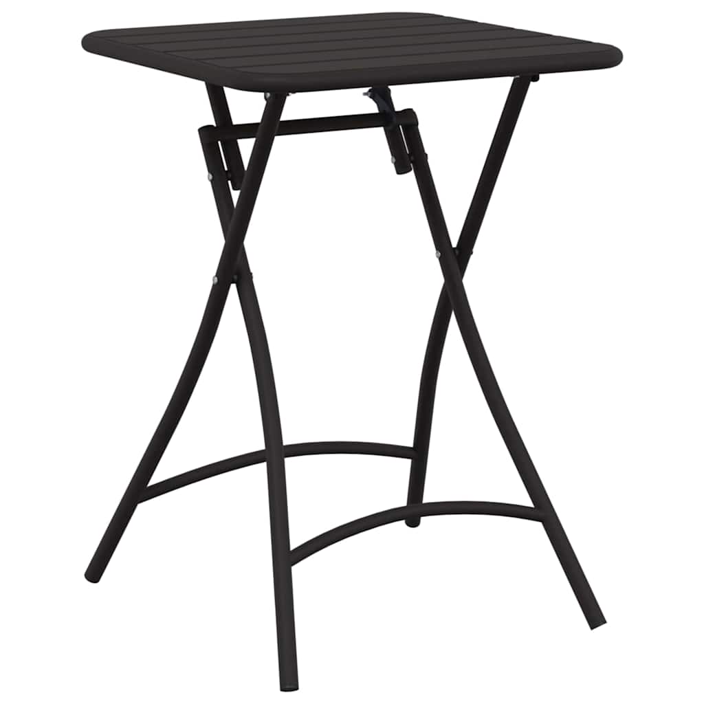 Bistro set 3 pcs Antracit Čelik