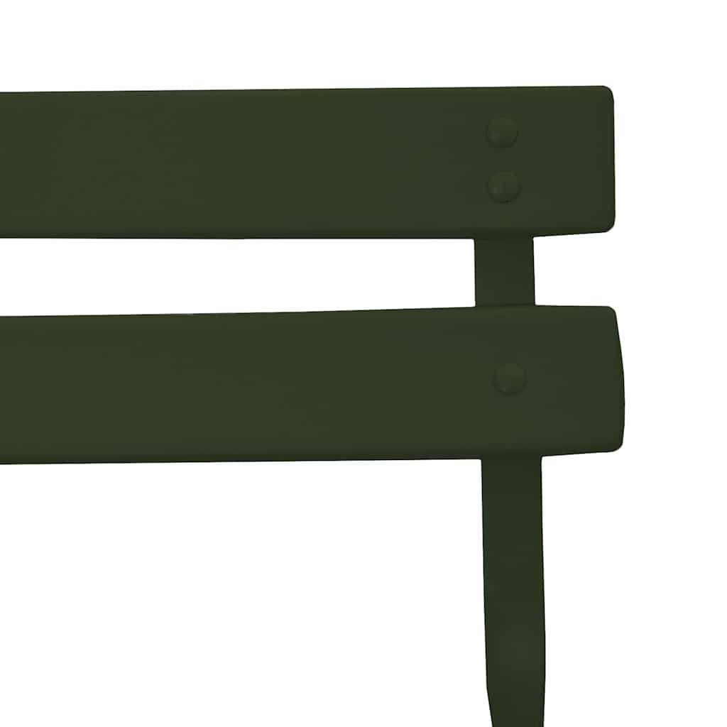 Sklopiva stolica za vrt 2 pcs Zelena 42 x 46 x 82cm Metal