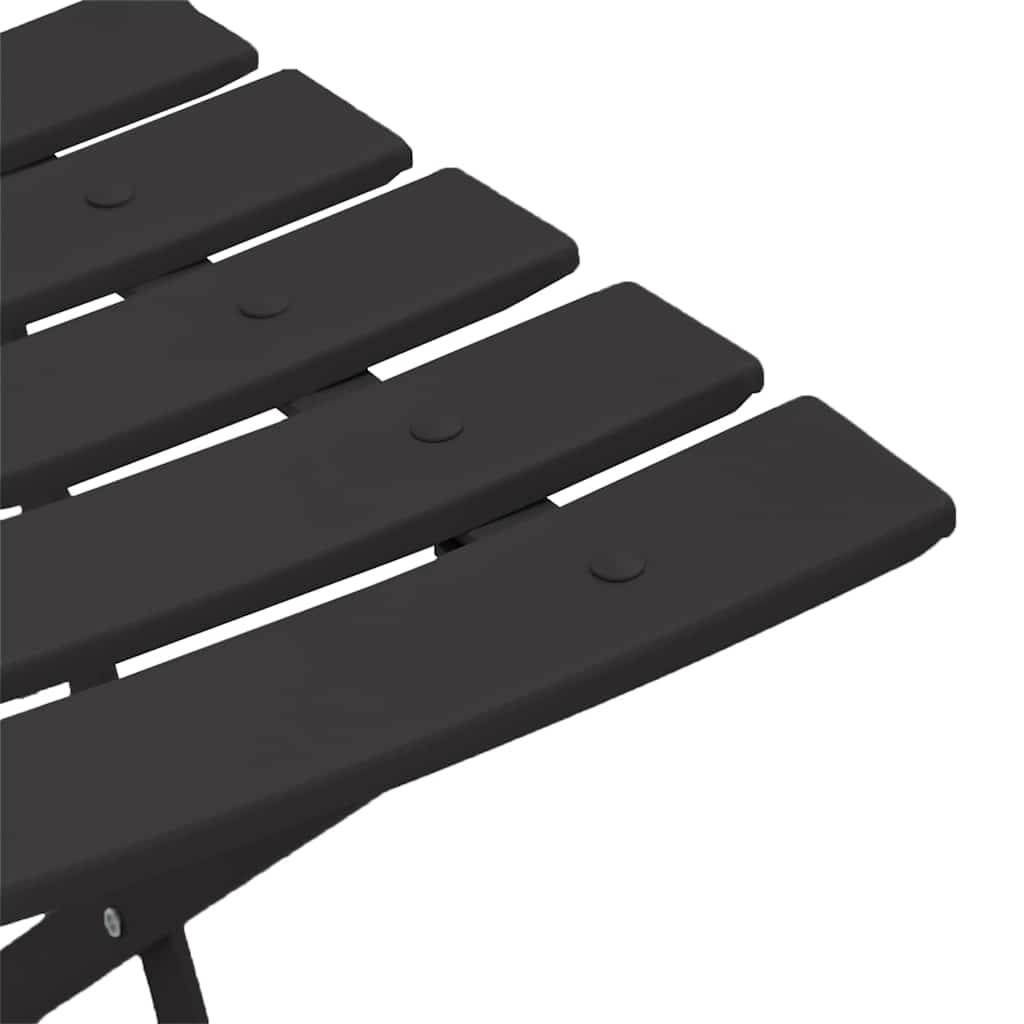 Sklopiva stolica za vrt 2 pcs Antracit 42 x 46 x 82cm Metal