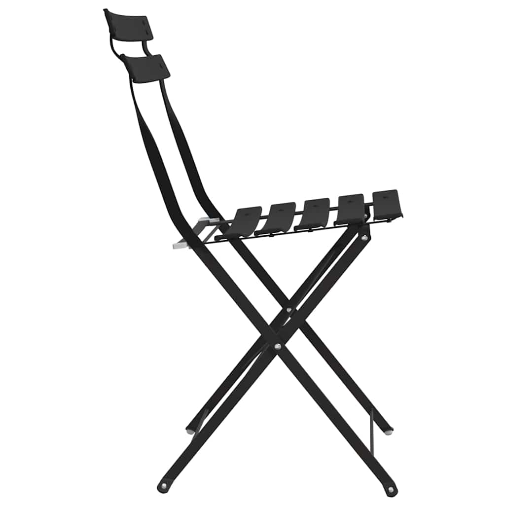 Sklopiva stolica za vrt 2 pcs Antracit 42 x 46 x 82cm Metal