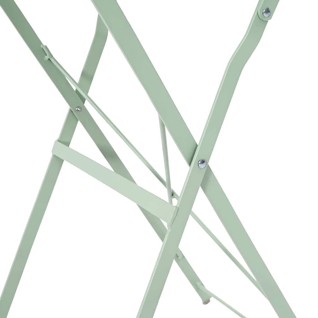 Bistro Stol Svijetla mint boja Ø 50 x 71 cm Čelik s prahom