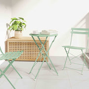 Bistro Stol Svijetla mint boja Ø 50 x 71 cm Čelik s prahom